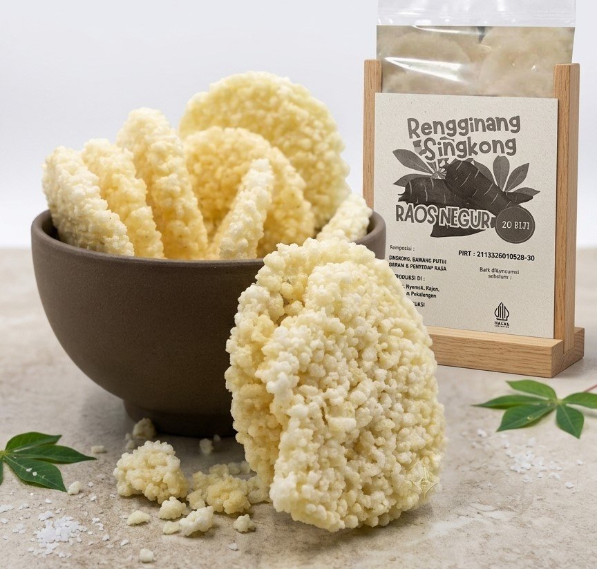 Rengginang Singkong - Camilan Tradisional Gurih & Renyah